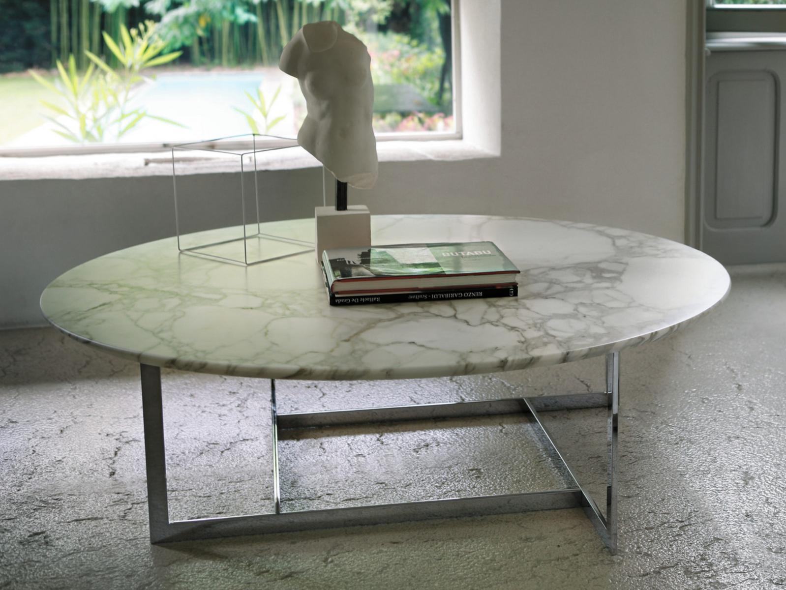 Round marble coffee table | Londra 5 by Porada
