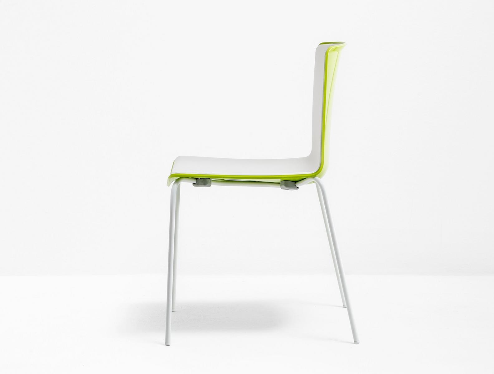Stackable plastic restaurant chair | Tweet 890 by Pedrali