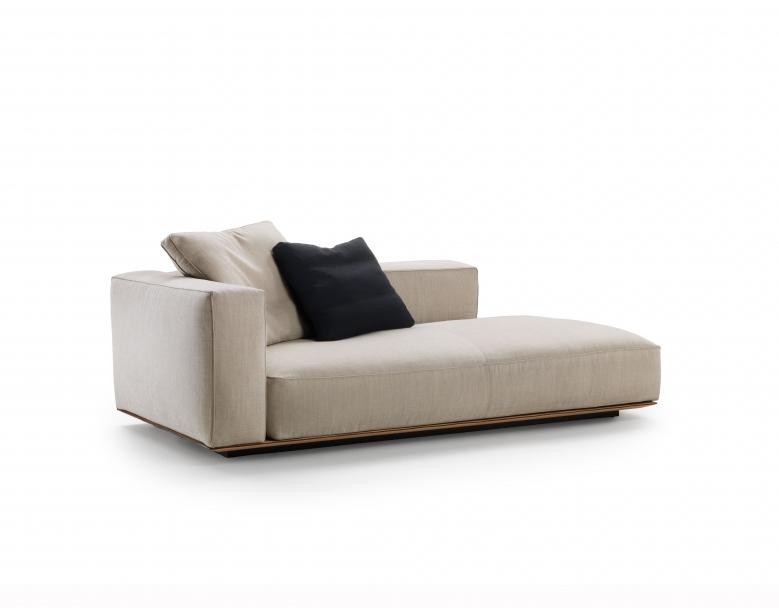 Fabric day bed | Grandemare by Flexform