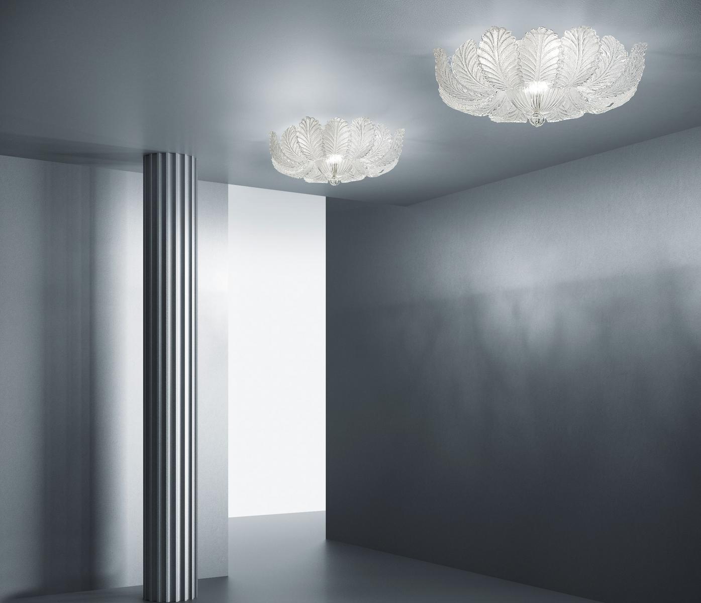 Glass ceiling light | Loredan by Sylcom
