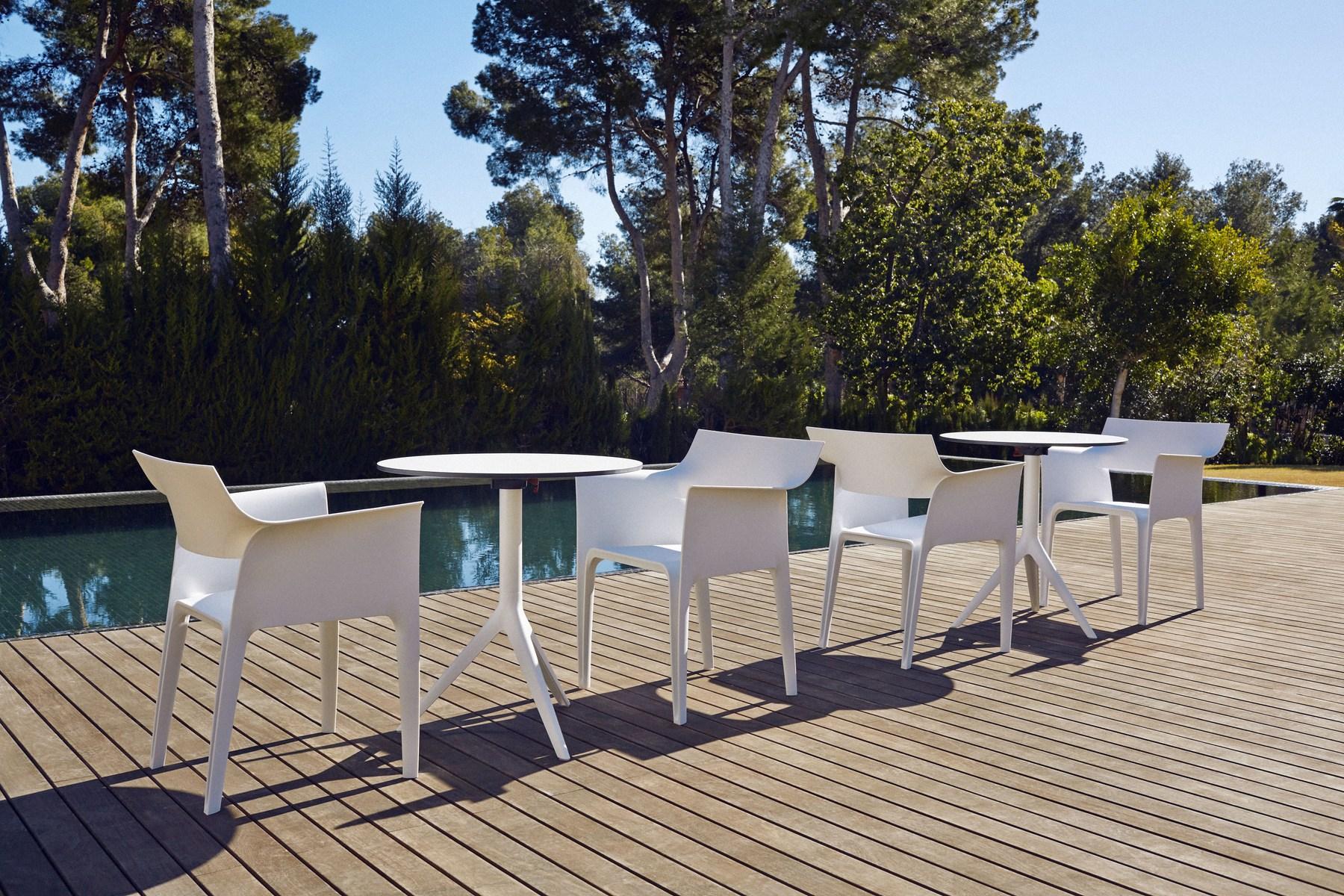 Folding round table | Mari-sol by Vondom