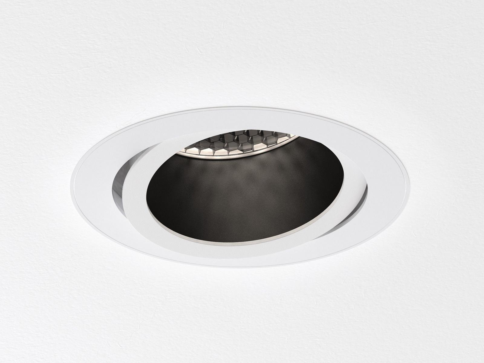 Contemporary style LED recessed adjustable metal spotlight | Pinhole Round Trimless Adjustable by Astro lighting