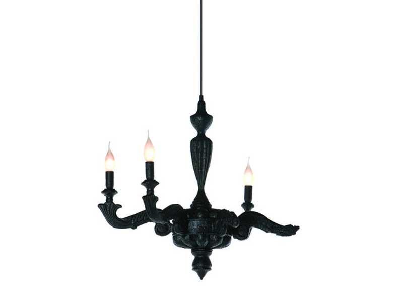 Wooden pendant lamp | Smoke Chandelier by Moooi