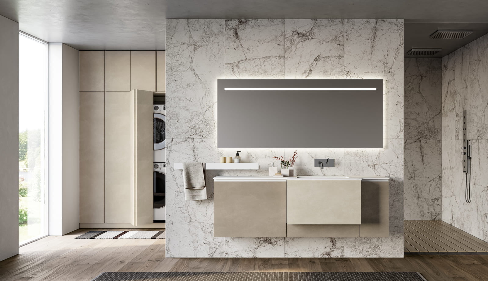 Melamine bathroom | Lapis by Birex