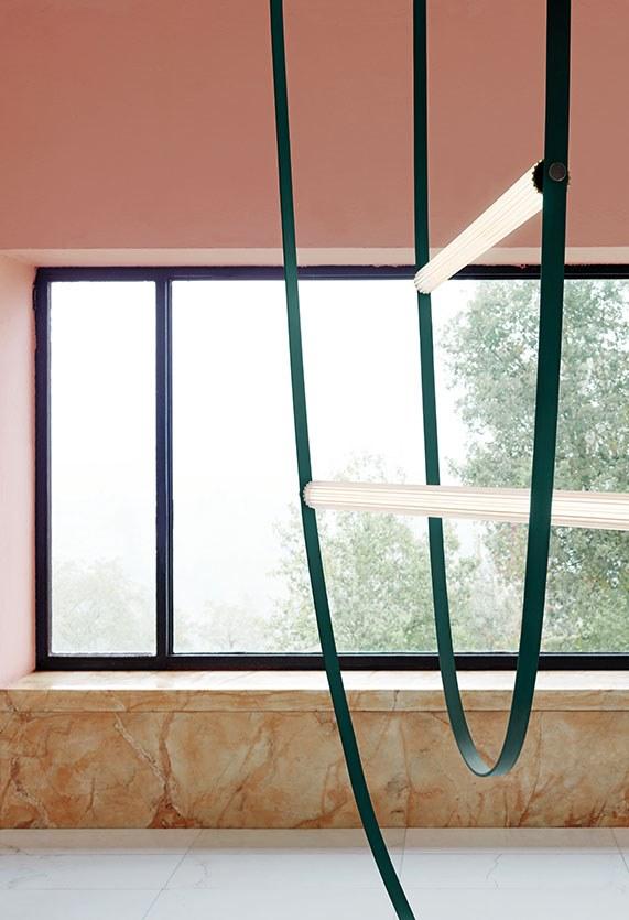 LED rubber and glass pendant lamp | Wireline by Flos