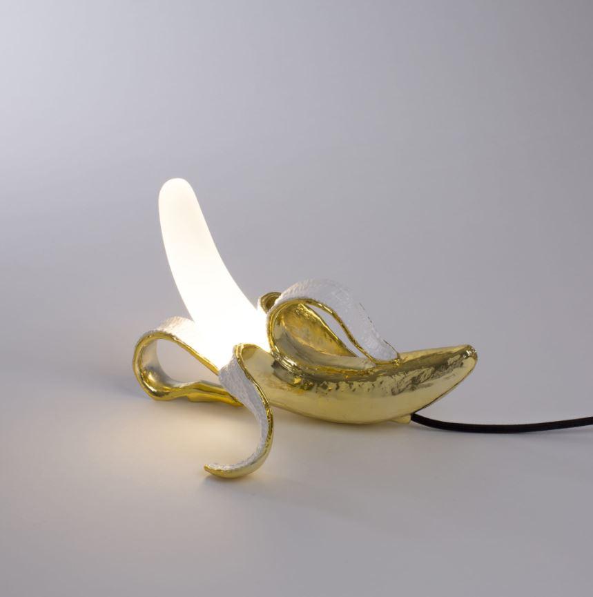 Glass and resin table lamp | Banana Lamp Huey by Seletti