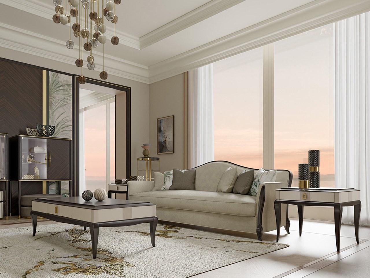 3 seater fabric sofa | Pr.645 by Stella del Mobile