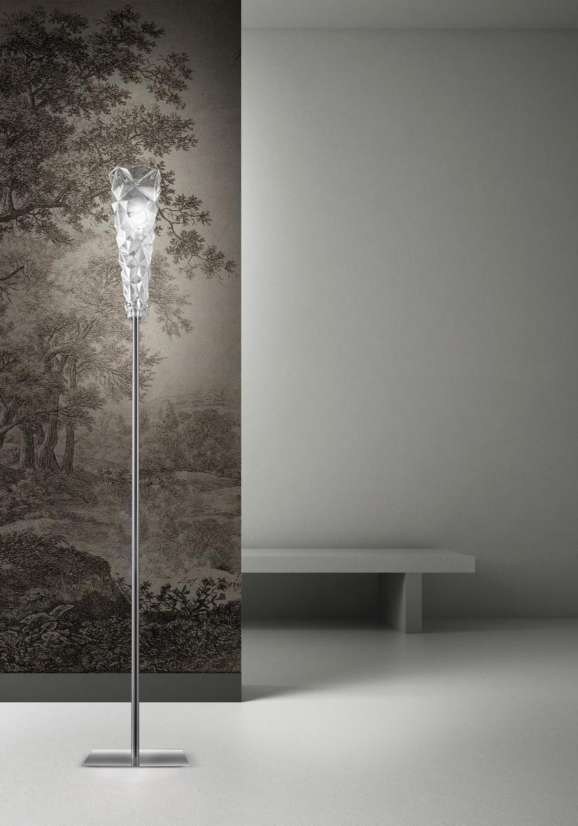 Glass floor lamp | Chaotic by Sylcom