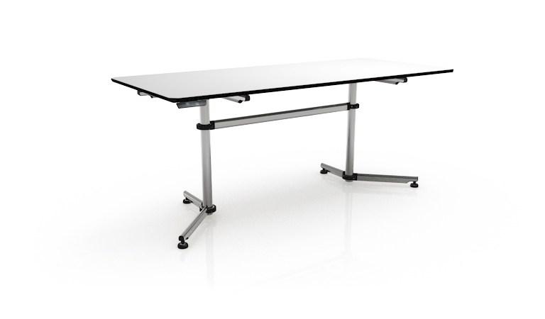 Height-adjustable workstation desk | Kitos Table by USM