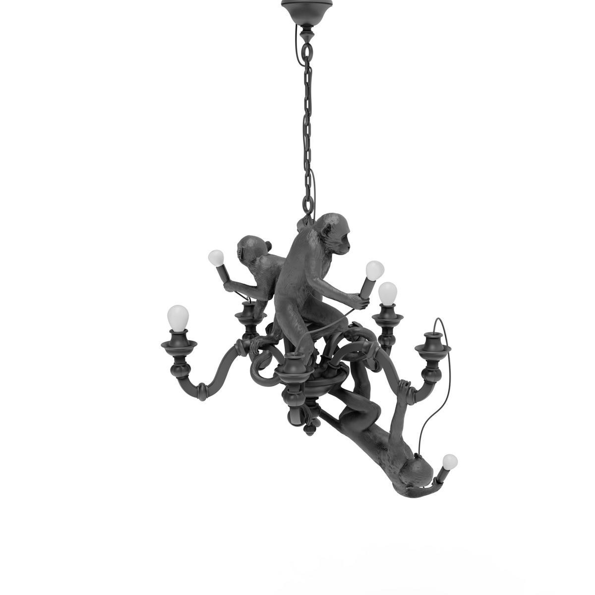 LED resin chandelier | Monkey Chandelier by Seletti