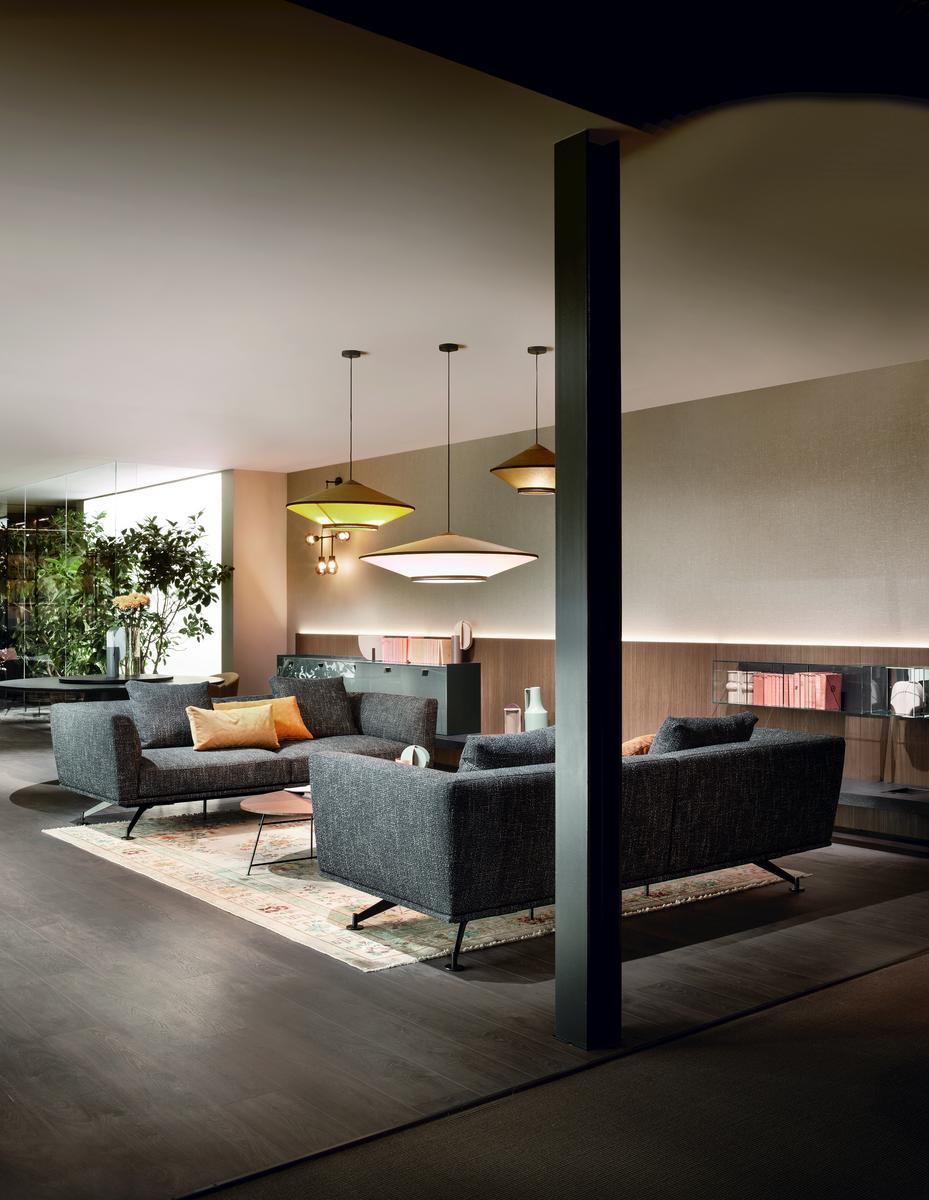 Corner fabric sofa | Neil by Lema