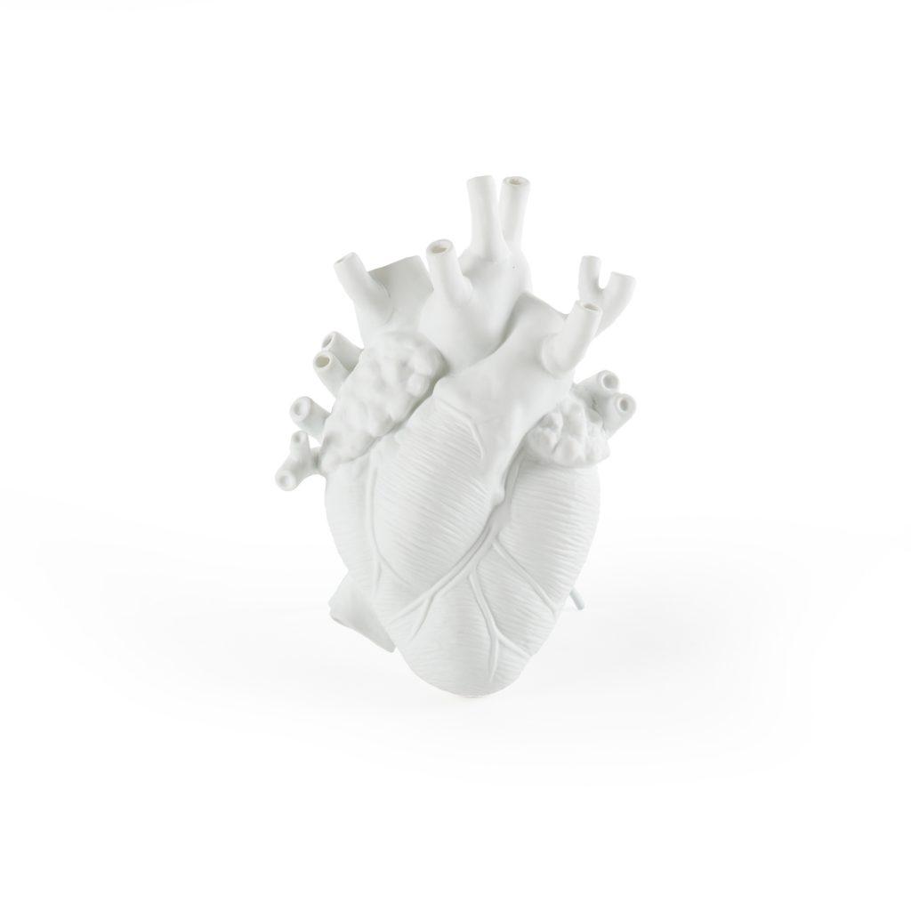 Porcelain wall lamp | Heart Lamp by Seletti