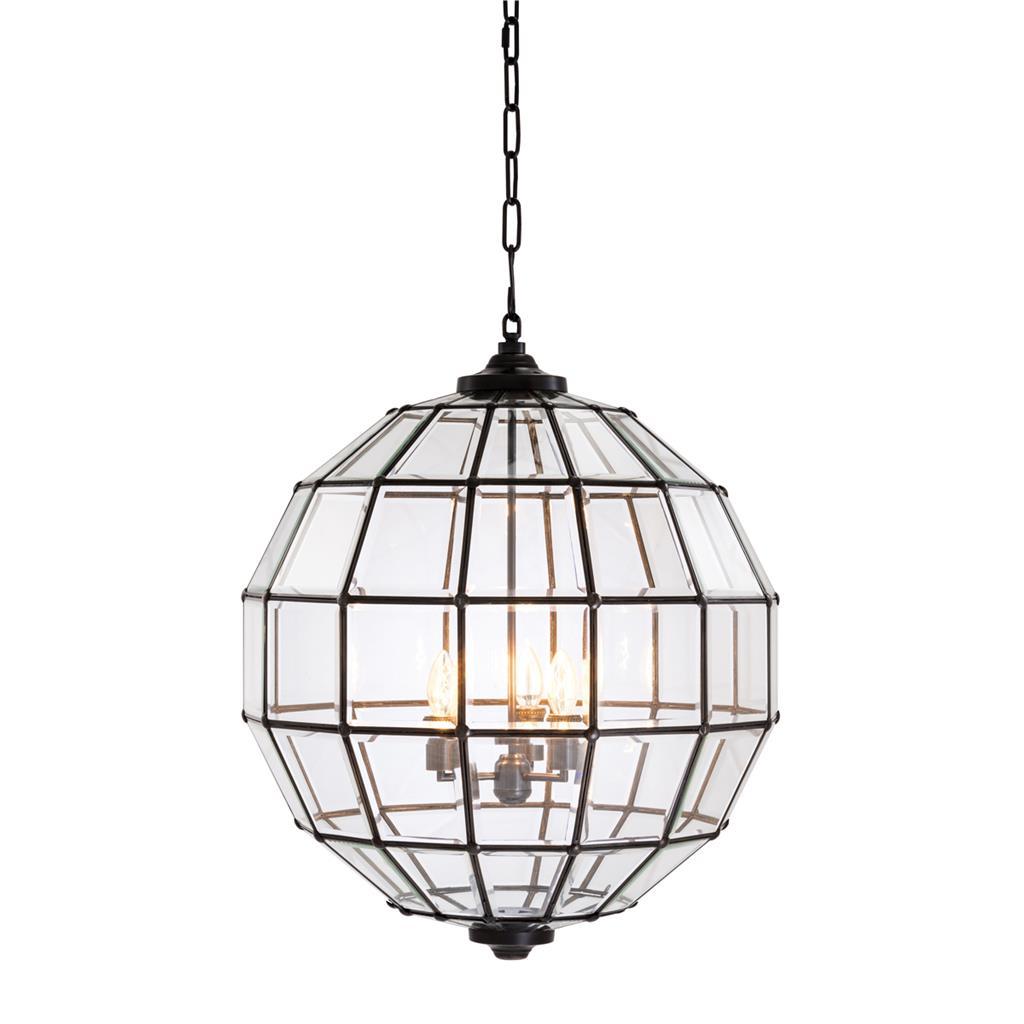 Glass pendant lamp | Luna by Eichholtz