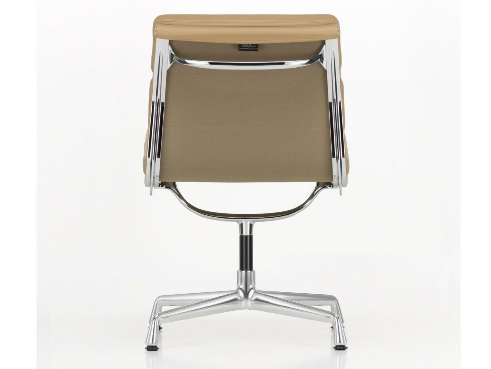 Leather chair with 4-spoke base | Soft Pad Ea 205 by Vitra