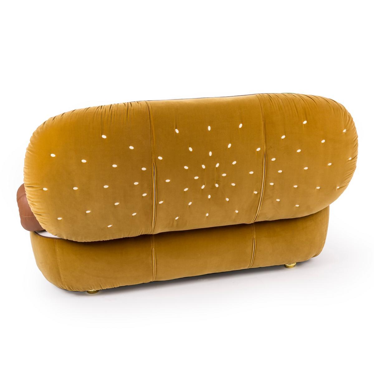 Fabric small sofa | Hot Dog Sofa by Seletti