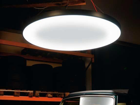 LED RGB pendant lamp | Highmoon Flat Led by Sattler