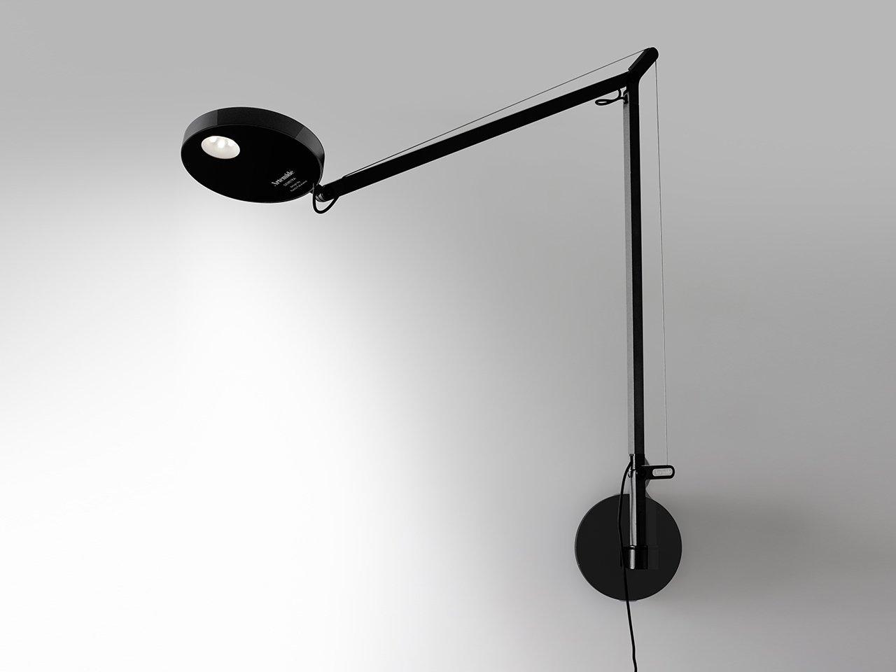 Direct light wall lamp with swing arm | Demetra by Artemide