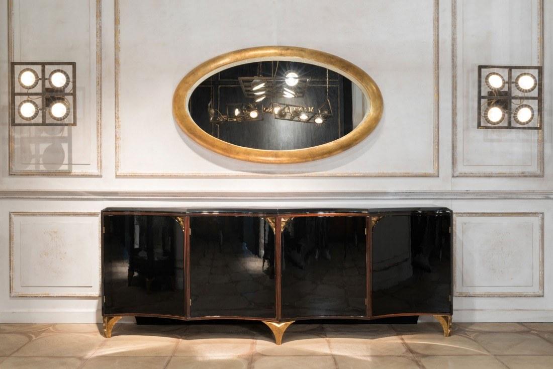 Wood veneer sideboard with doors | Ermes by Mantellassi 1926