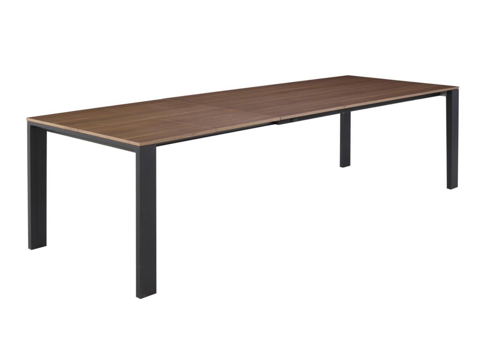 Extending rectangular wooden dining table | Naïa by Ligne Roset