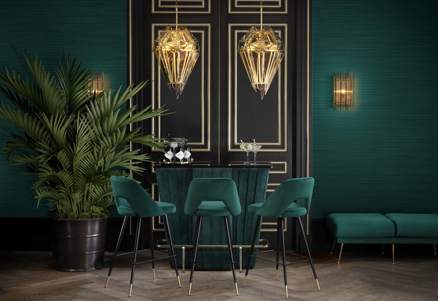 Metal pendant lamp | Shard by Eichholtz