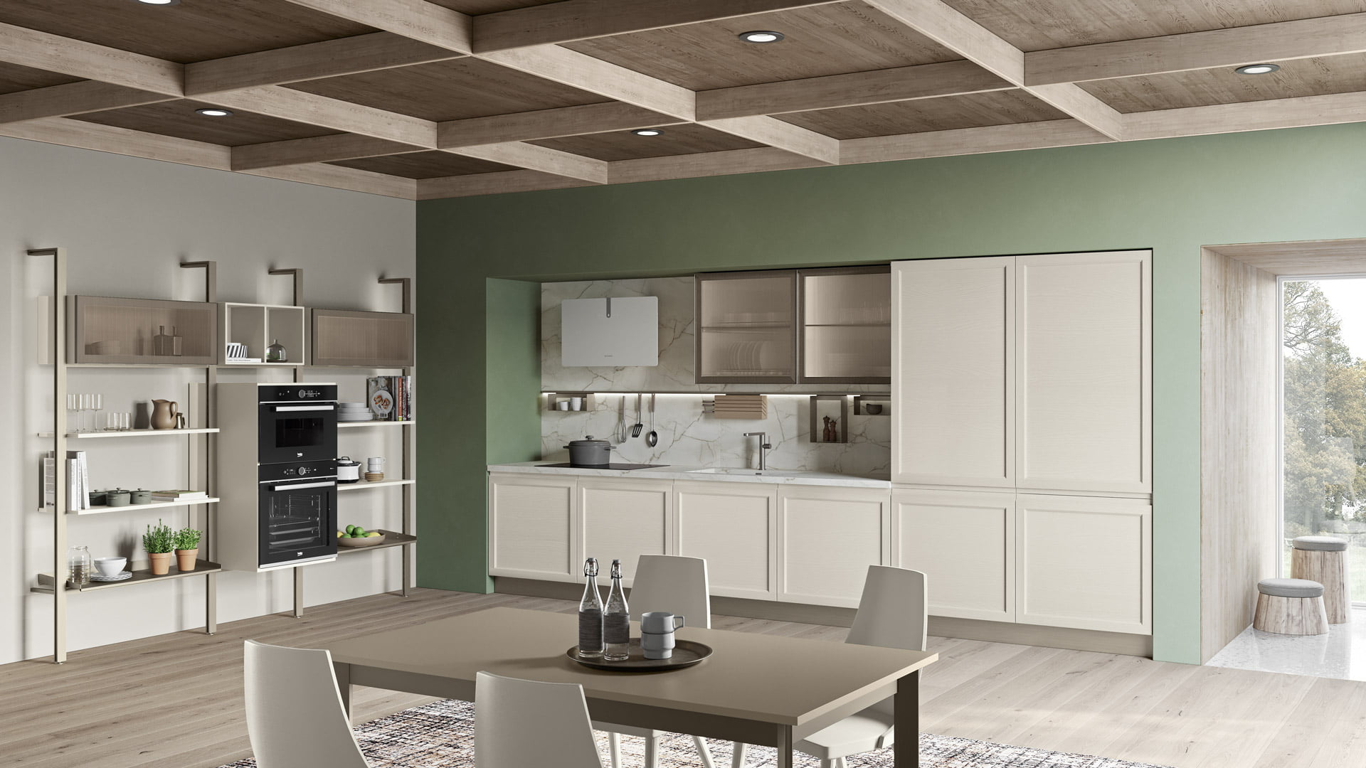 Wood kitchen without handles Creo kitchens Selma