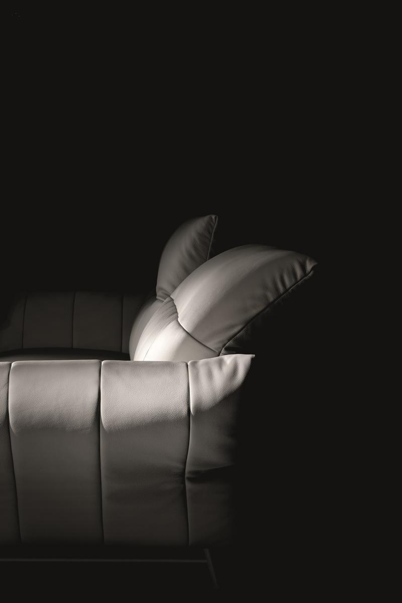 3 seater leather sofa | On Line by Ditre Italia