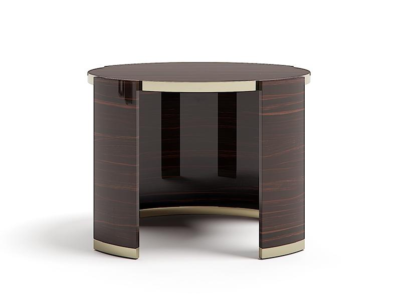Round wooden coffee table | Jewel 70 by Capital Collection