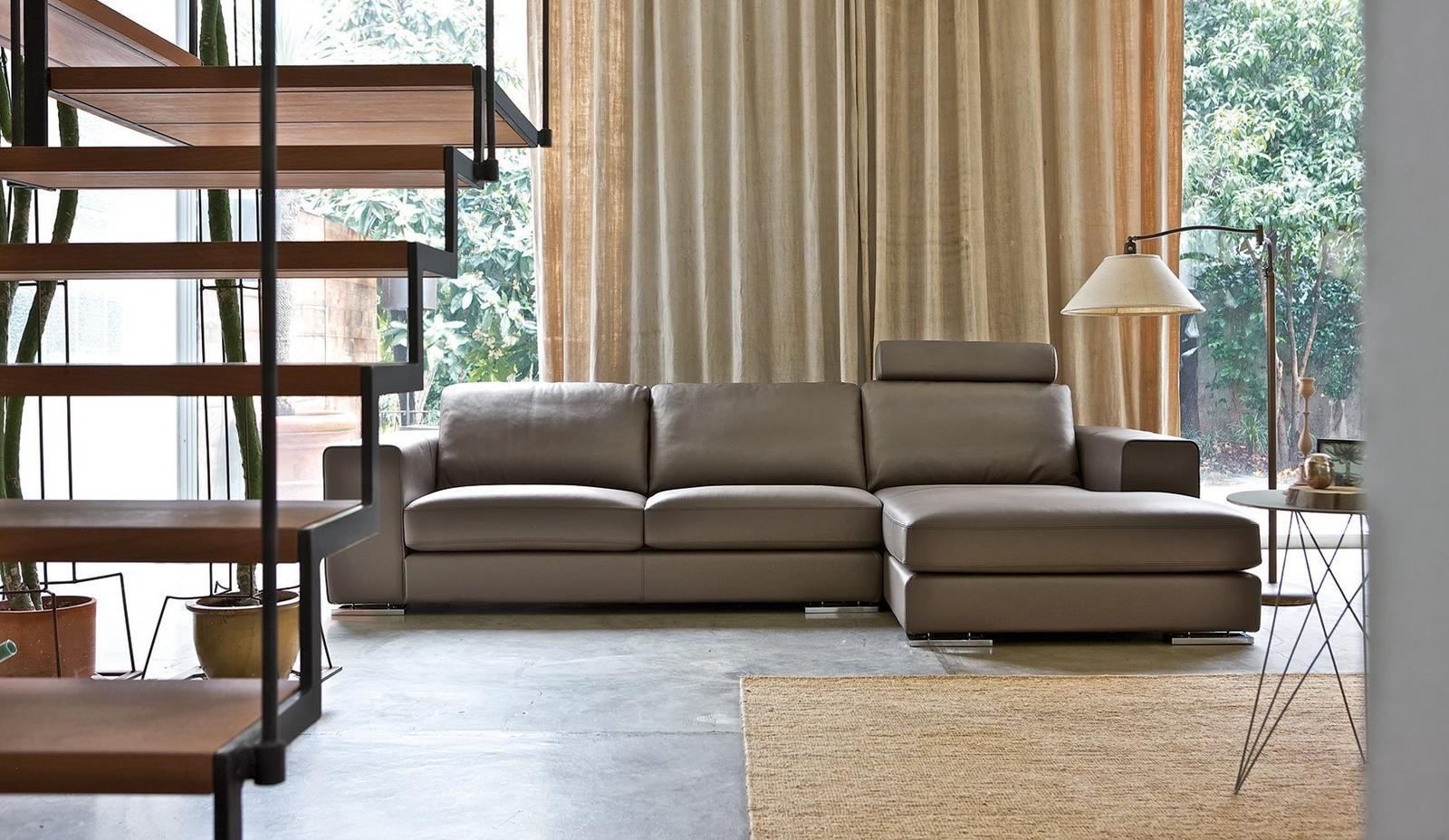Sectional fabric sofa | Manhattan by Alberta Salotti