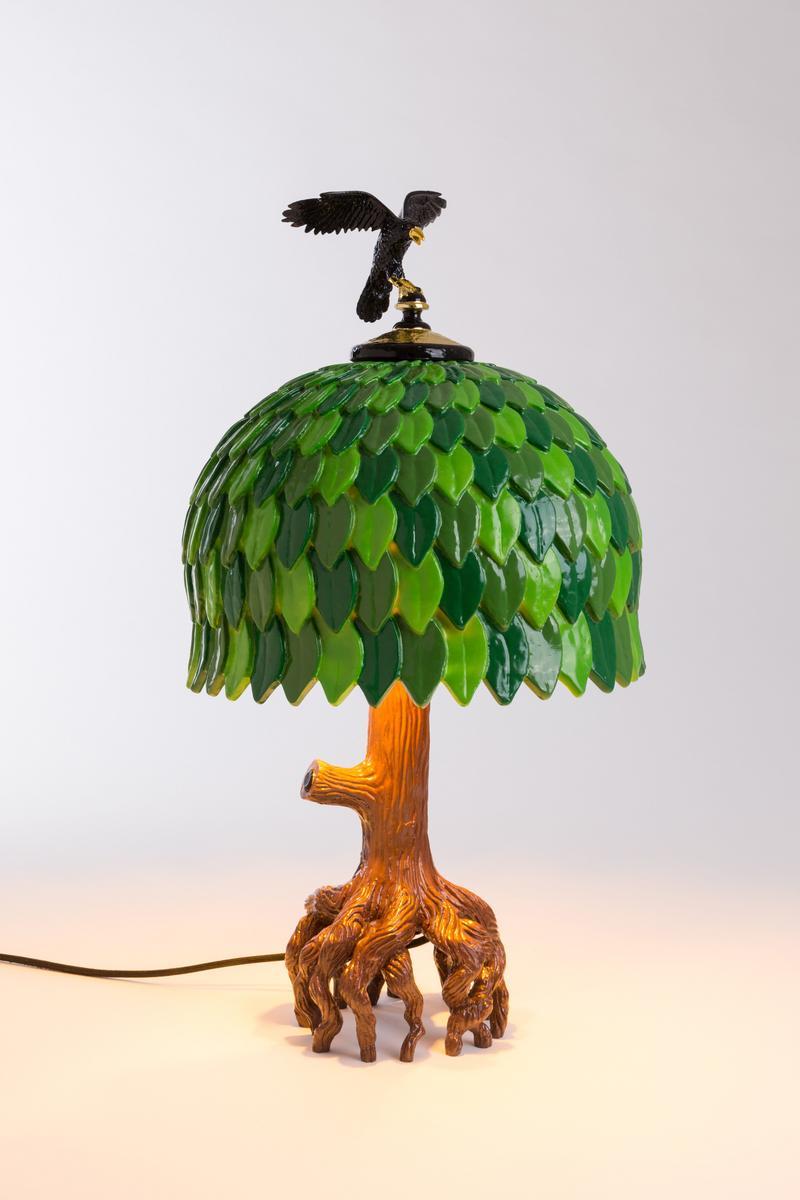 LED indirect light resin table lamp | Tiffany Tree by Seletti