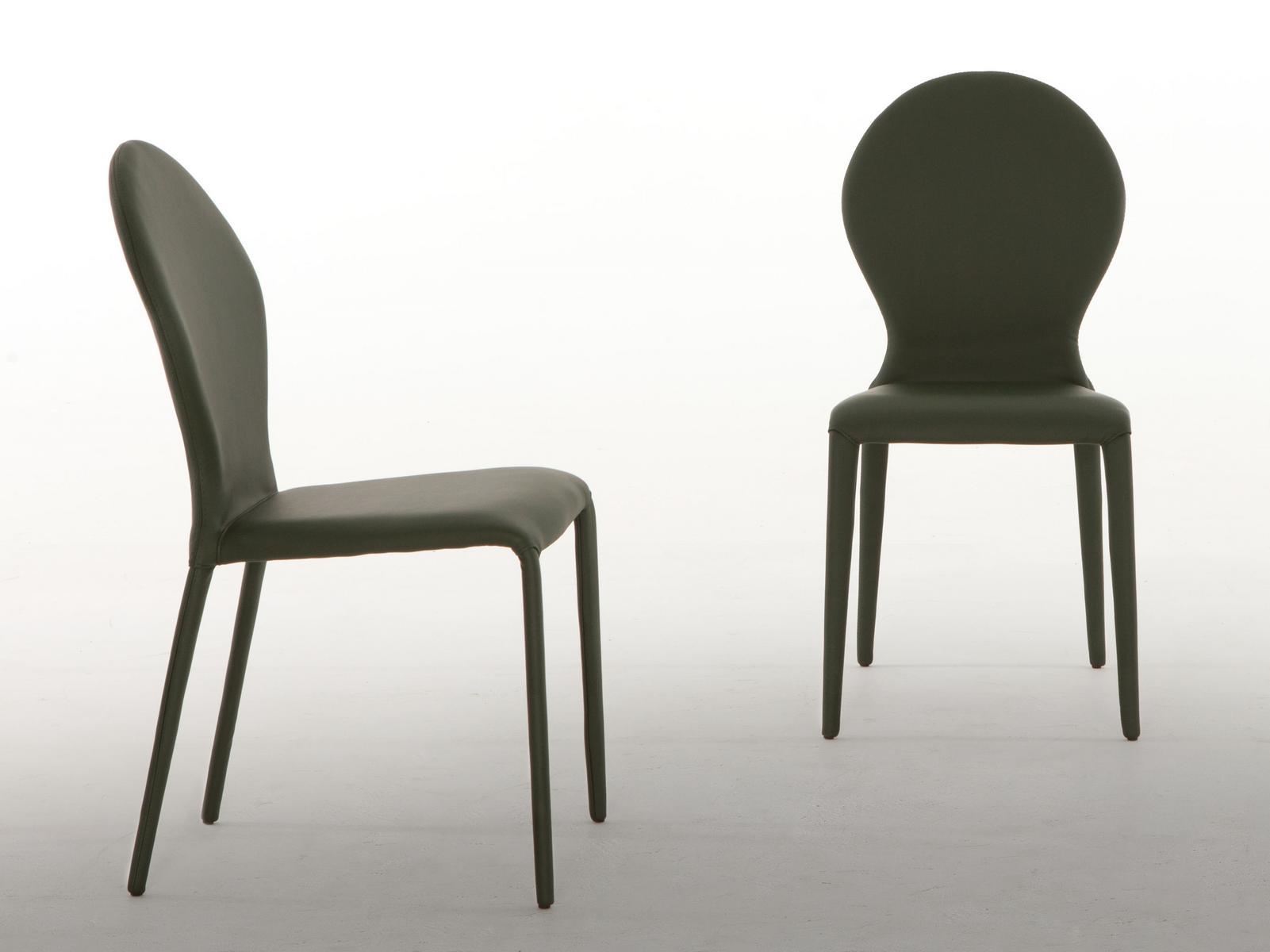 Leather chair | Zar by Tonin Casa