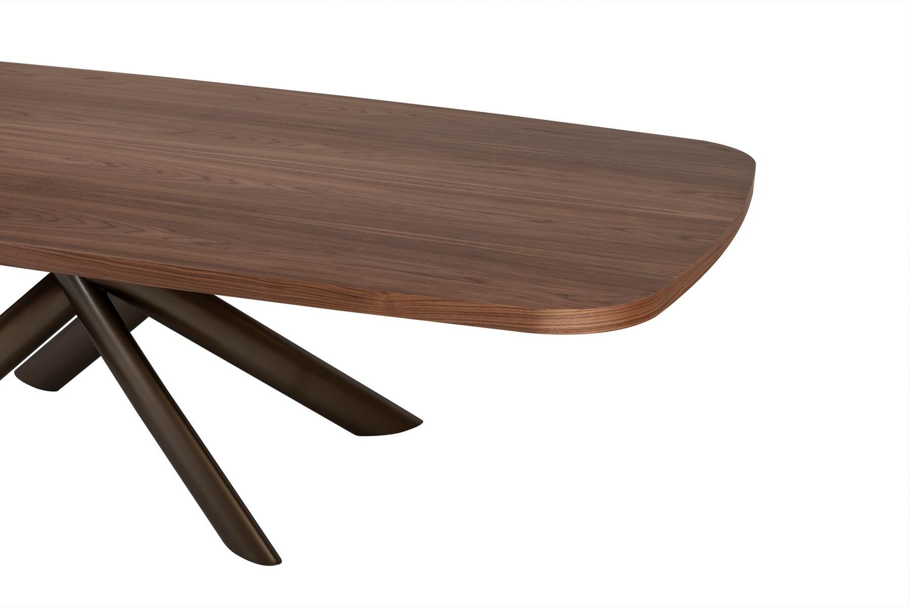 Rectangular walnut table | Style by Tonin Casa