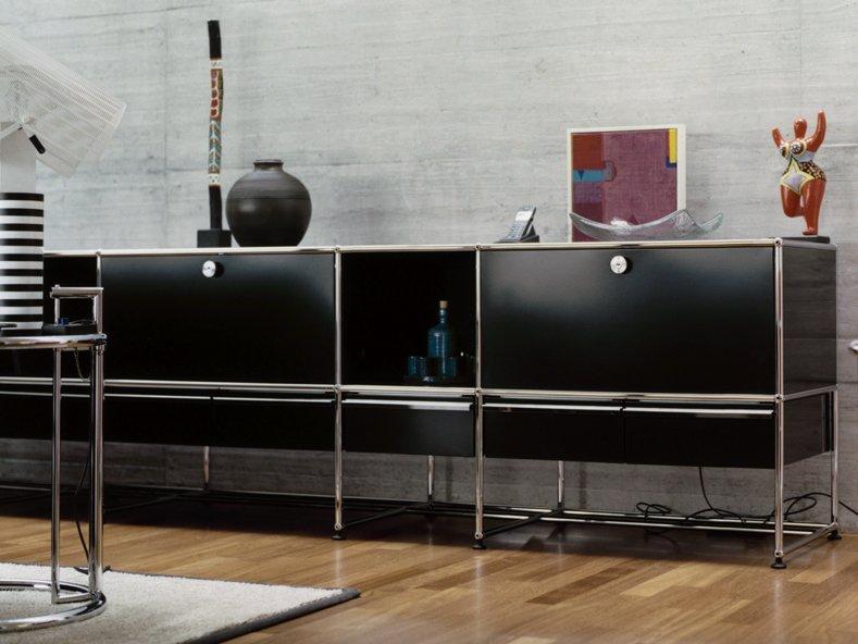 Modular metal sideboard | Haller Credenza For Living Room by USM