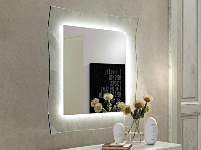 Wall-mounted framed mirror | Ginevra by Riflessi