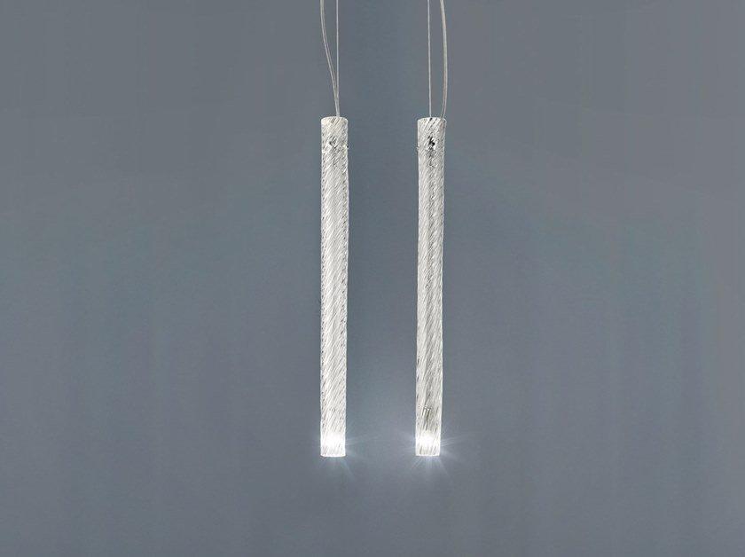 Direct light blown glass pendant lamp | Stardust Sp by Vistosi