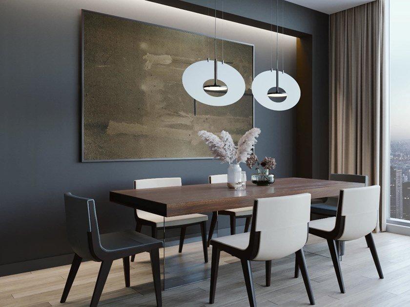 LED direct light Anodized aluminium pendant lamp | Eye In The Sky H2 Standard by Ilfari