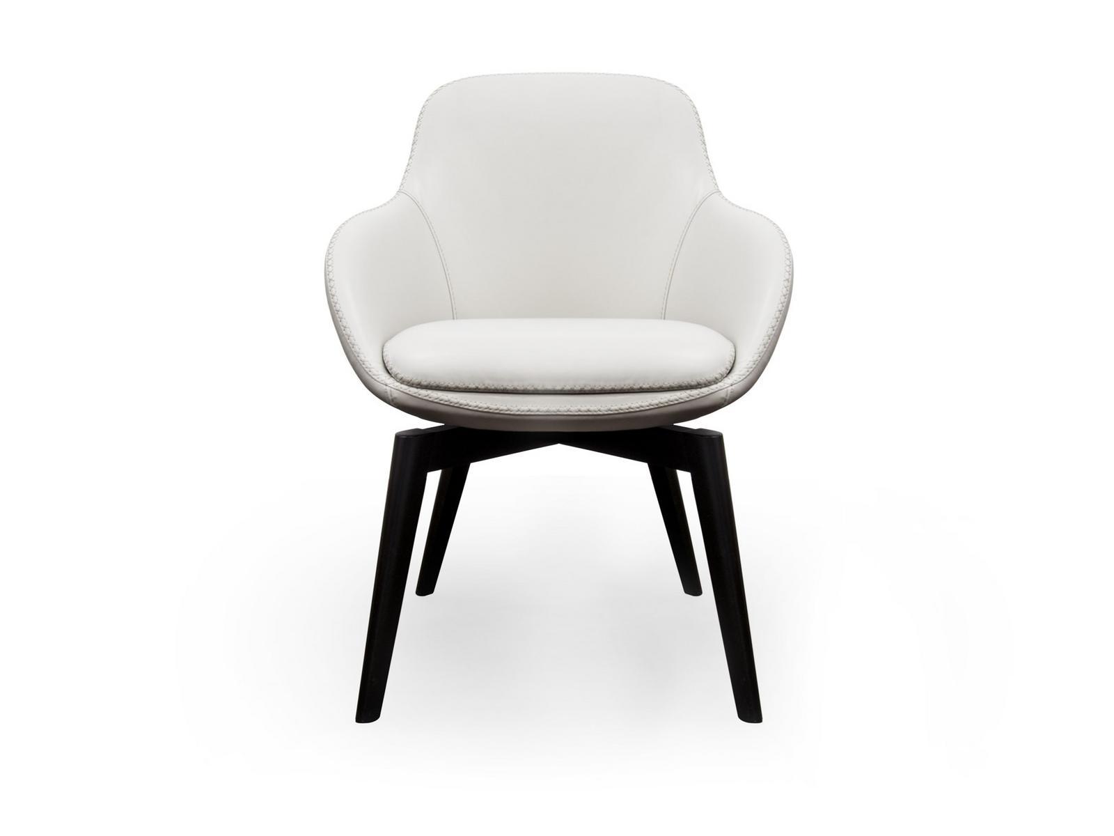 Upholstered Deerskin chair with armrests | Downtown by Formitalia