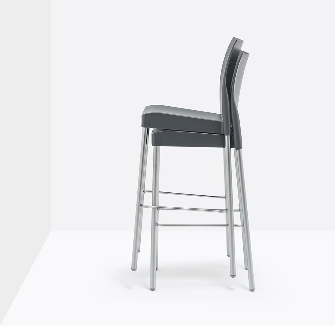 Stackable stool | Ice 806 by Pedrali