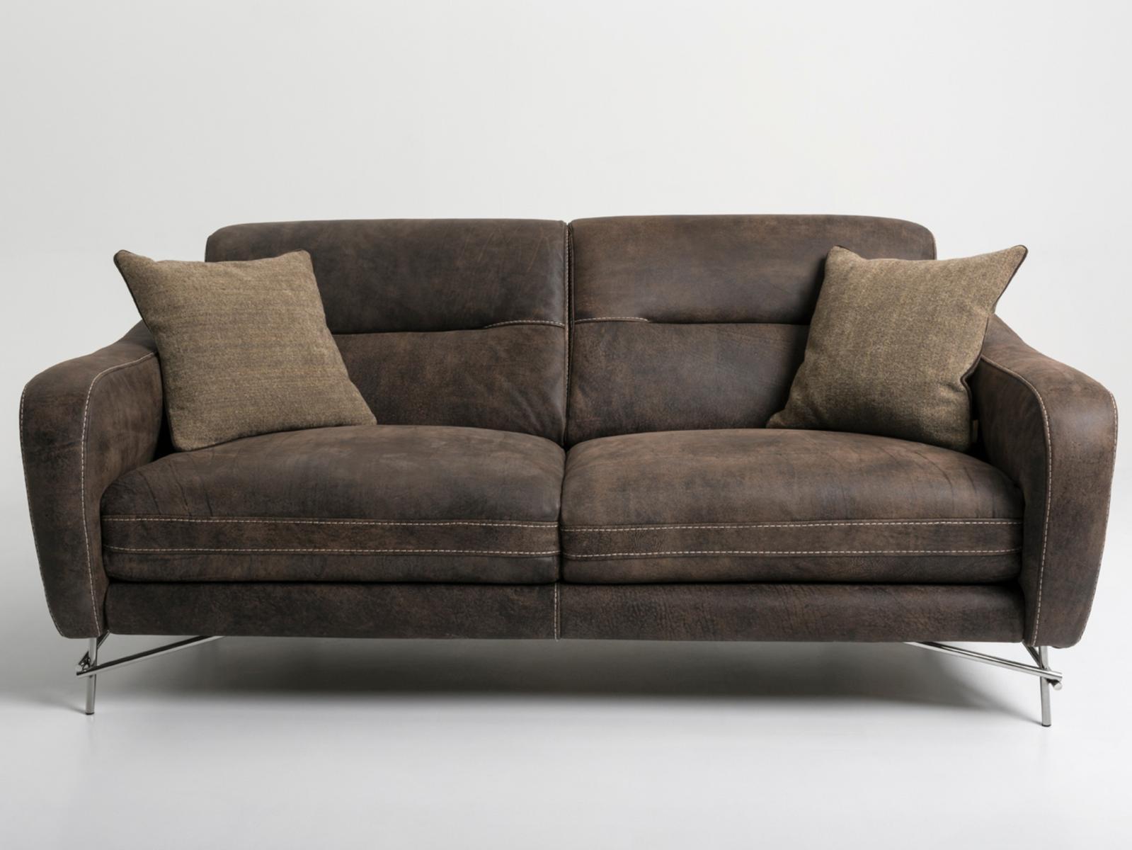 2 seater leather sofa | Fonzie by Mantellassi 1926