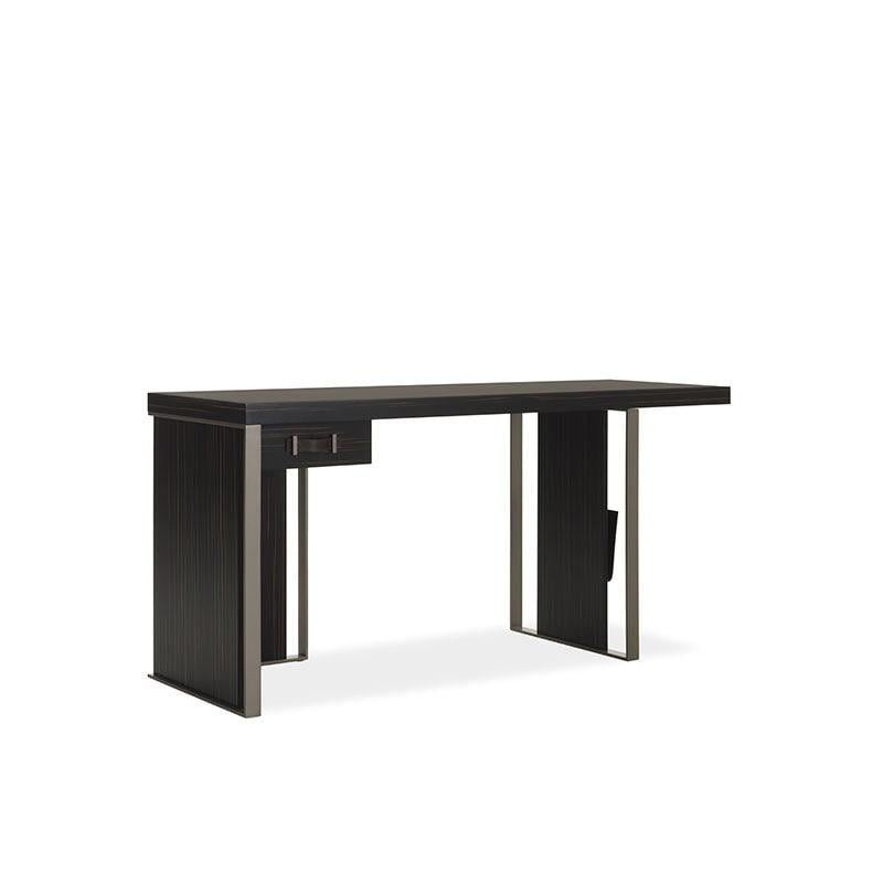 Rectangular wood writing desk with drawers | Kobe by Galimberti Nino