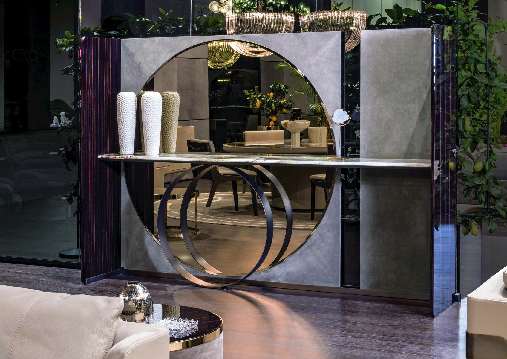 Modular lacquered hallway unit | Note by Longhi