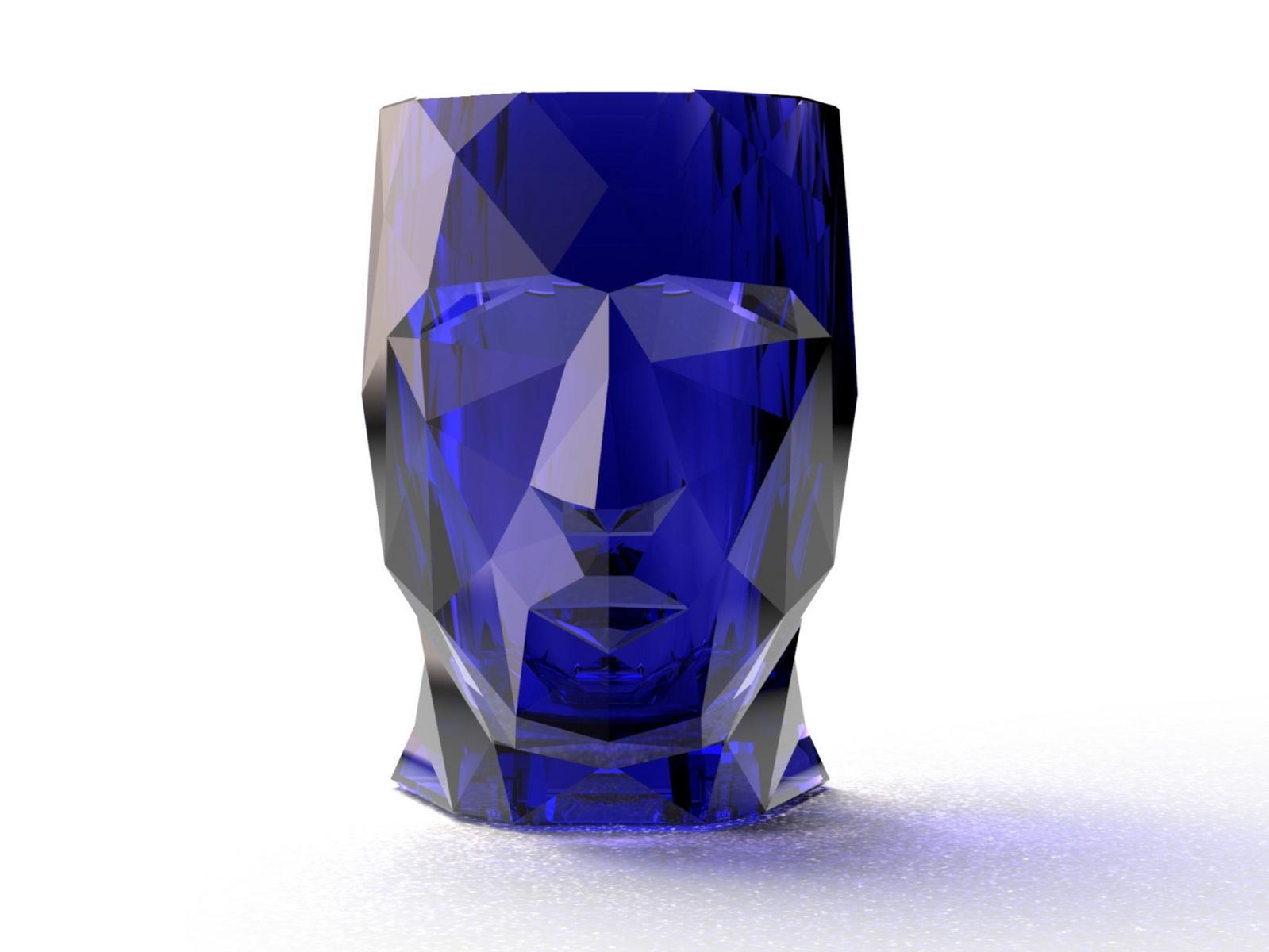 Polycarbonate vase | Adan Nano Glossy by Vondom