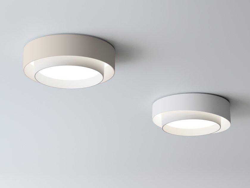 LED ABS ceiling lamp | Centric by Vibia