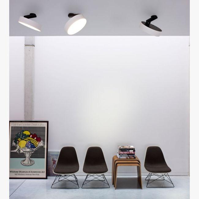 LED adjustable ceiling lamp | Supernova Xs Pivot 260 by Delta light