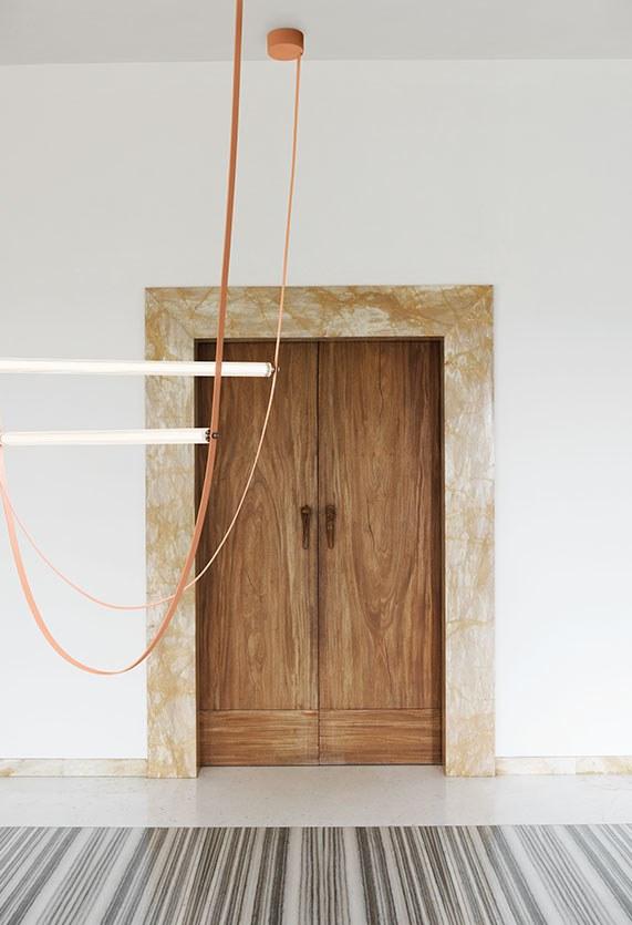 LED rubber and glass pendant lamp | Wireline by Flos