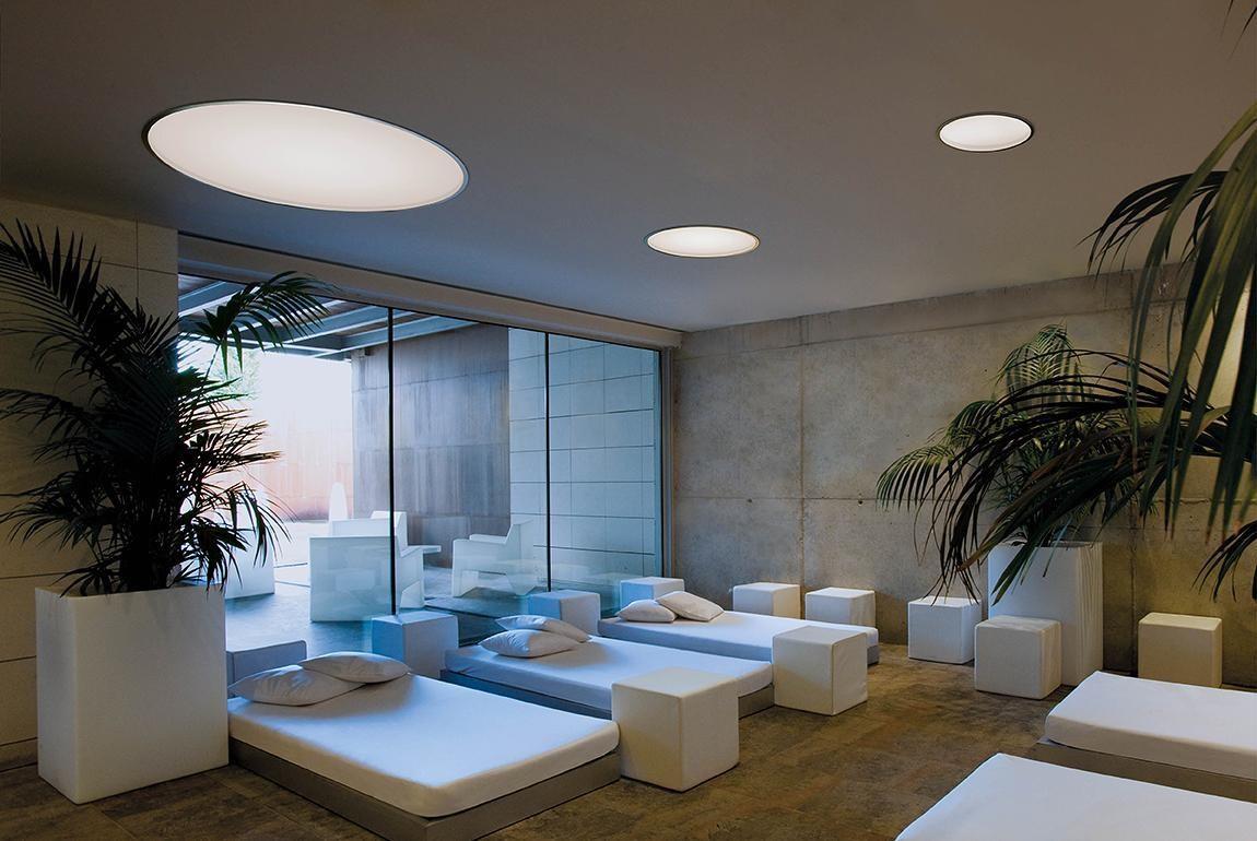 Fluorescent recessed ceiling lamp | Big by Vibia