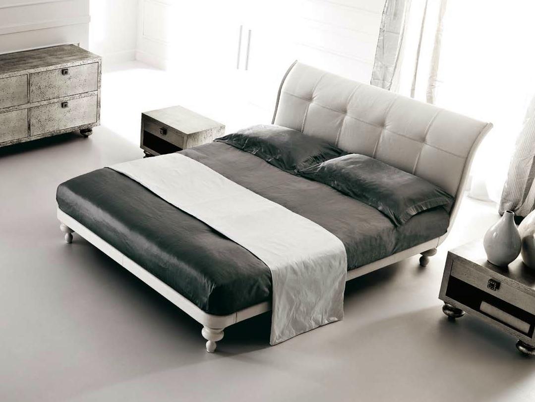 Leather double bed | Keope Ii by Corte Zari