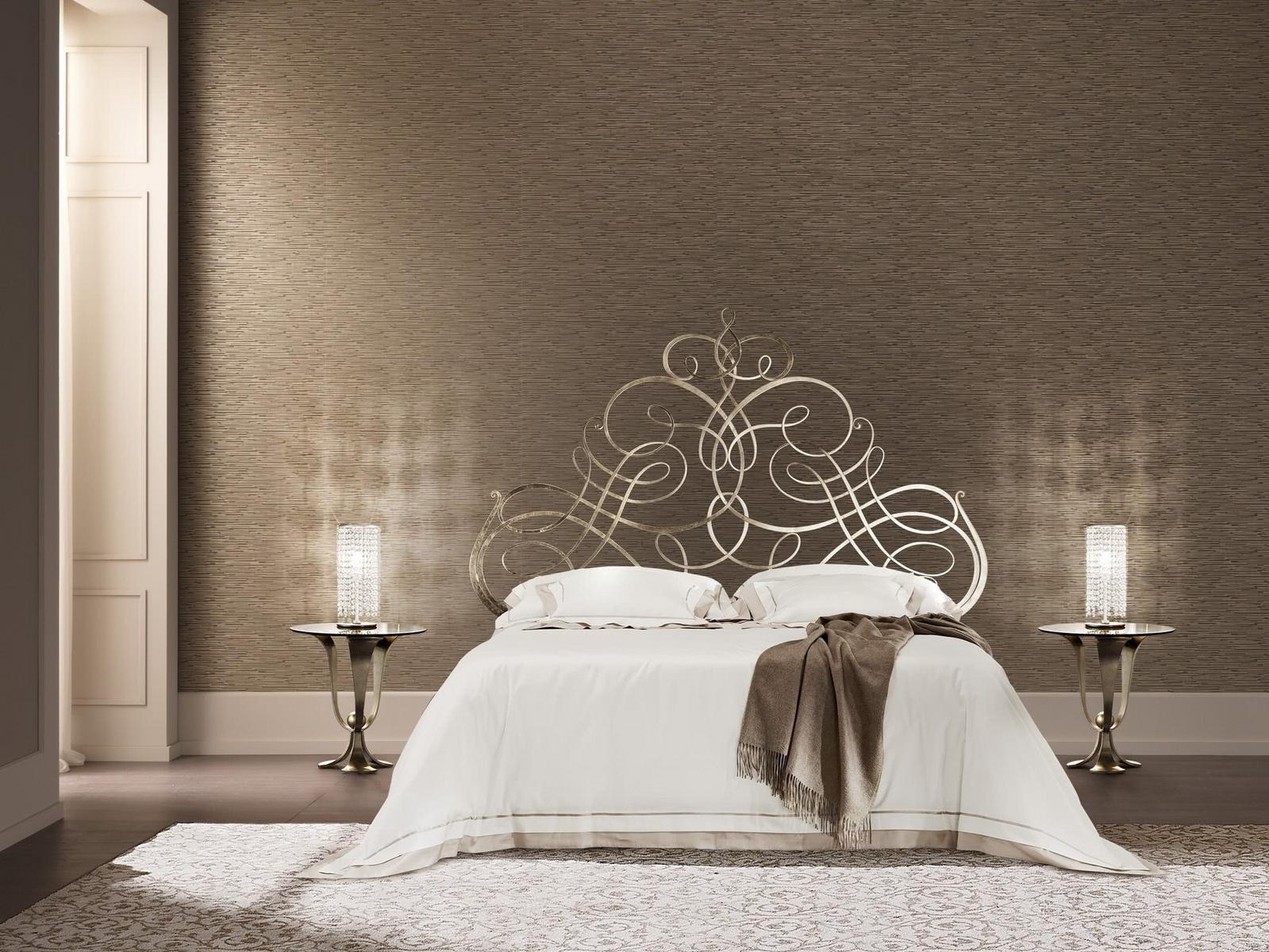 Wrought iron double bed | Pascià by Cantori