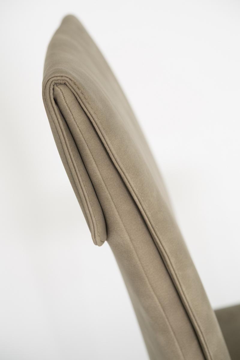 High-back Eco-leather chair | Mavi by Riflessi
