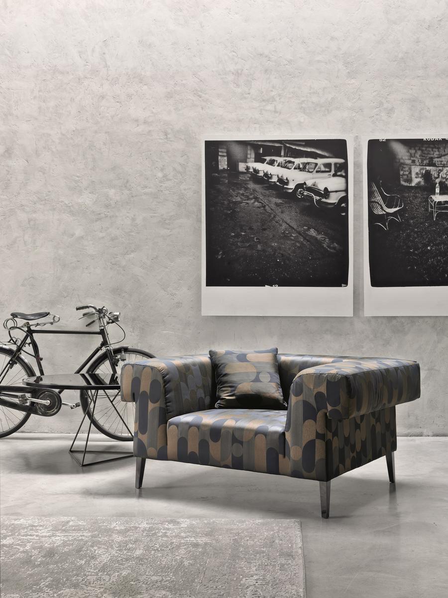 Fabric armchair with armrests | Soho by Gianfranco Ferre Home