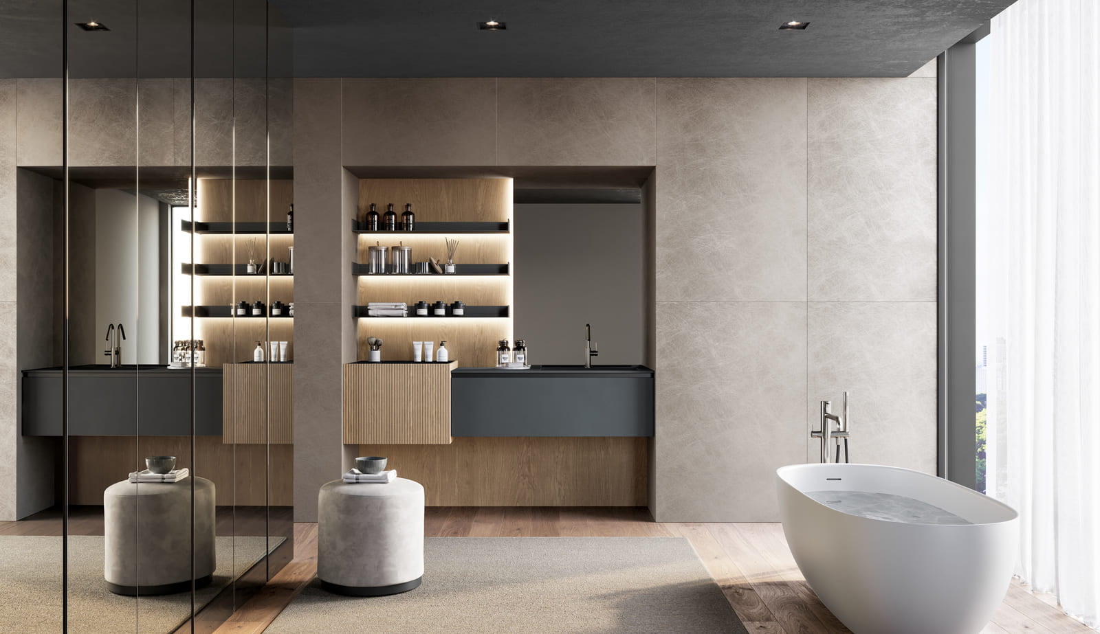 Melamine bathroom | Facto by Birex